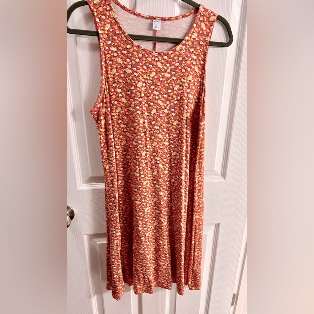 Old Navy T-shirt dress with floral design